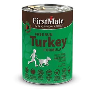 FirstMate FirstMate 狗罐頭 無穀物走地火雞 345g 345g  正面圖