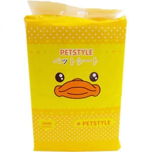 PETSTYLE PETSTYLE 鴨鴨圖案寵物尿墊 狗尿墊 狗尿片 [L碼 50枚]   正面圖