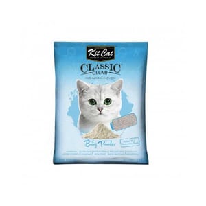 Kit Kit Cat 天然凝結貓砂 爽身粉味 10L 10L  正面圖