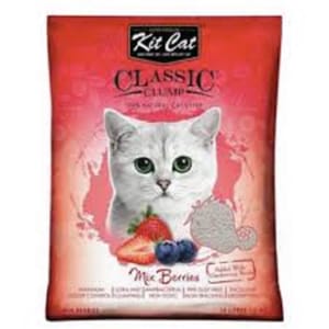 Kit Kit Cat 天然凝結貓砂 草莓味 10L 10L 正面圖