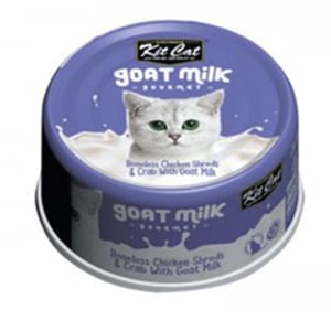 Kit Kit Cat 羊奶貓罐頭 雞肉+蟹 70g 70g  正面圖