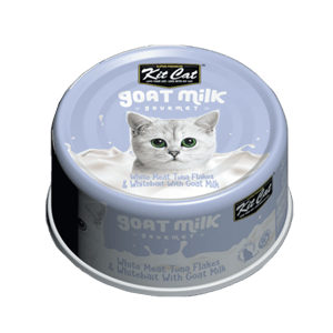 Kit Kit Cat 羊奶貓罐頭 吞拿魚+銀魚 70g 70g 正面圖