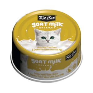 Kit Kit Cat 羊奶貓罐頭 吞拿魚+煙燻魚 70g 70g 正面圖