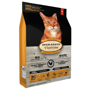 Oven Oven Baked 貓糧 老貓或體重控制配方 10lb 10lb 正面圖