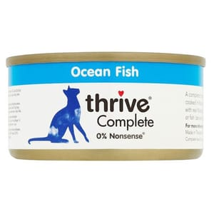 Thrive Thrive 貓罐頭 脆樂芙 鯖魚+銀魚+海蝦 75g 75g  正面圖