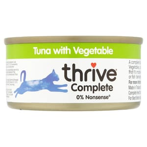 Thrive Thrive 貓罐頭 脆樂芙 吞拿魚+蔬菜 75g 75g  正面圖