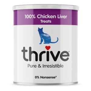 Thrive Thrive 貓狗零食 脆樂芙 冷凍脫水小食 雞肝 Freeze Dried Chicken Liver 135g 135g 貓犬用 正面圖