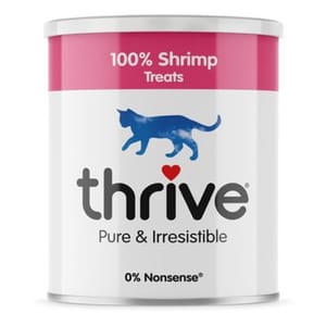 Thrive Thrive 貓狗零食 脆樂芙 冷凍脫水小食 海蝦 Freeze Dried Shrimp 110g 110g 貓犬用 正面圖