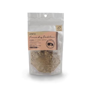 日本WHITE 日本WHITE FOX 凍乾脫水 日本國產 拌食新鮮豬肝粉 35g 35g 貓犬用 正面圖