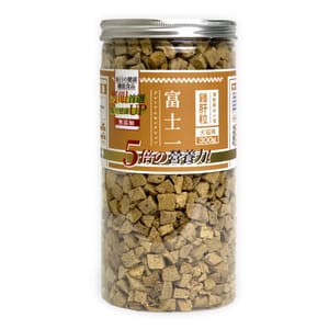 富士一 富士一 凍乾小食 脫水雞肝粒 300g 300g 貓犬用 正面圖