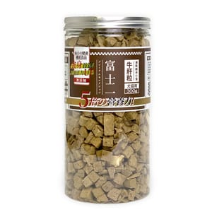 富士一 富士一 凍乾小食 脫水牛肝粒 300g 300g 貓犬用 正面圖