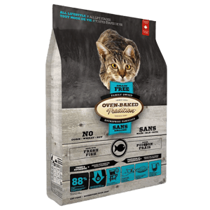Oven Oven Baked 貓糧 無穀物 七種魚配方 10lb 10lb 正面圖