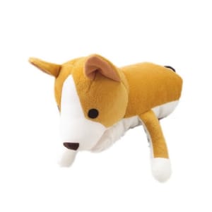 日本Bonbi 日本Bonbi ILOVEPETS Animal Mitten LoveDog 狗狗手偶玩具 啡白牧羊犬 一個入 正面圖