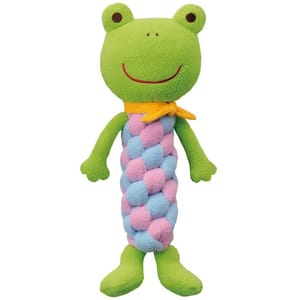 日本Bonbi 日本Bonbi ILOVEPETS Dental Animal 嚴選狗狗護齒玩具 青蛙   正面圖