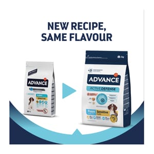 ADVANCE ADVANCE 特殊護理 幼犬糧 過敏護理 PUPPY SENSITIVE 3kg 3kg 正面圖