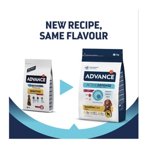 ADVANCE ADVANCE 特殊護理 中大型成犬糧 過敏護理 羊飯配方 SENSITIVE LAMB & RICE 3kg 3kg 正面圖