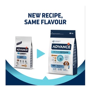 ADVANCE ADVANCE 特殊護理 中大型成犬糧 輕體配方 MEDIUM LIGHT 3kg 3kg 正面圖