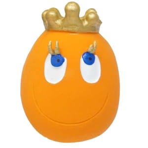 日本DADWAY 日本DADWAY LANCO狗狗玩具 天然橡膠Humpty Dumpty蛋 橙色 一個   正面圖