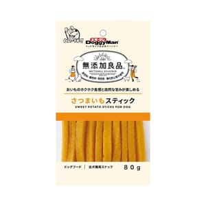 DoggyMan DoggyMan 日本狗零食 無添加良品 蕃薯條 80g 80g  正面圖