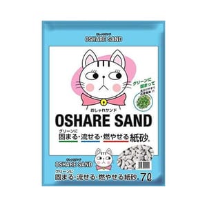 日本Oshare 日本Oshare Sand 紙貓砂 原味 7L 7L 正面圖