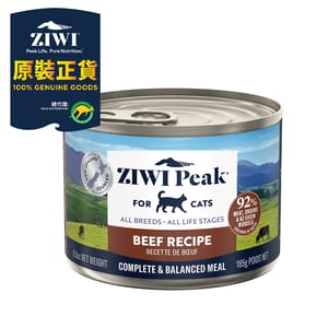ZiwiPeak ZiwiPeak 貓罐頭 牛肉配方 Beef 185g 185g  正面圖