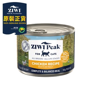 ZiwiPeak ZiwiPeak 貓罐頭 放養雞配方 185g 185g  正面圖
