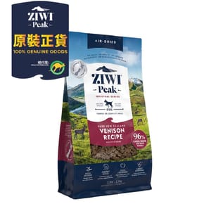 ZiwiPeak ZiwiPeak 狗糧 風乾鹿肉配方 Venison 2.5kg 5kg 正面圖