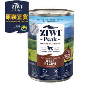 ZiwiPeak ZiwiPeak 狗罐頭 牛肉配方 390g 390g 正面圖