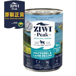 ZiwiPeak ZiwiPeak 狗罐頭 鯖魚及羊肉配方 390g 390g  正面圖