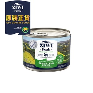 ZiwiPeak ZiwiPeak 狗罐頭 草胃及羊肉配方Tripe & Lamb Recipe 170g 170g 正面圖