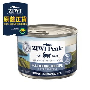 ZiwiPeak ZiwiPeak 貓罐頭 鯖魚配方 185g 185g  正面圖