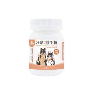 汪喵星球 汪喵星球 排毛粉 DogCatStar 山味 50g 50g 貓犬用 正面圖