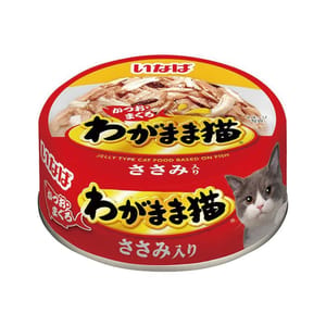 CIAO CIAO 貓罐頭 INABA わがまま猫 雞肉+鰹魚+金槍魚 115g 115g 正面圖
