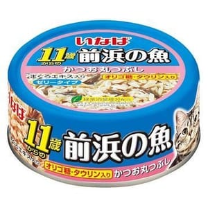 CIAO CIAO 貓罐頭 INABA 前浜の魚 11歲以上 鰹魚 115g 115g  正面圖