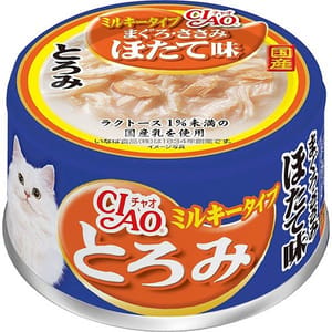 CIAO CIAO 貓罐頭 白湯金槍魚+雞肉+扇貝 80g 80g  正面圖