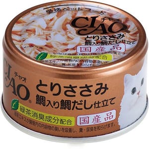 CIAO CIAO 貓罐頭 雞肉+鯛魚 85g 85g 正面圖
