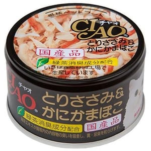 CIAO CIAO 貓罐頭 雞肉+蟹柳 85g 85g 正面圖