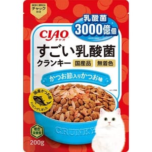 CIAO CIAO 貓糧 日本3000億個乳酸菌 鰹魚 200g 200g 正面圖