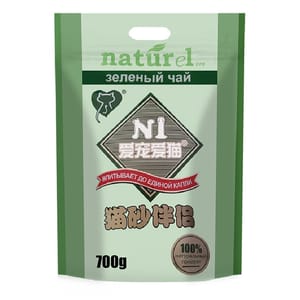 N1 N1 naturel 天然玉米 豆腐貓砂 除臭加強 貓砂伴侶 700g 700g  正面圖