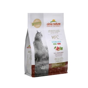 Almo Almo Nature HFC 成貓或絕育貓糧 新鮮牛肉 1.2kg 2kg  正面圖