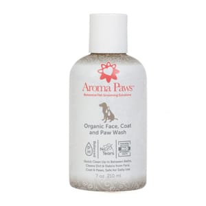 Aroma Aroma Paws 有機乾洗劑Organic Face, Coat & Paw Wash 7oz 7oz 犬用 正面圖