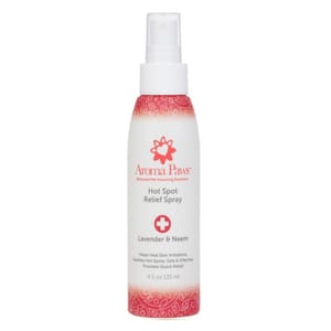 Aroma Aroma Paws 天然舒緩噴霧 薰衣草 Hot Spot Relief Spray with Lavender & Neem 4.5oz 5oz 犬用 正面圖