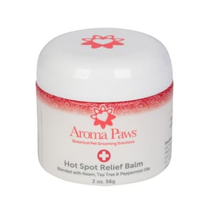 Aroma Aroma Paws 天然消炎熱點皮膚膏 Hot Spot Relief Balm Neem & Tea Tree 2oz 2oz 犬用 正面圖