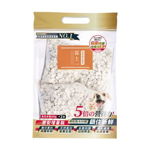 富士一 富士一 凍乾小食 脫水雞肉粒 1000g 1000g 貓犬用 正面圖