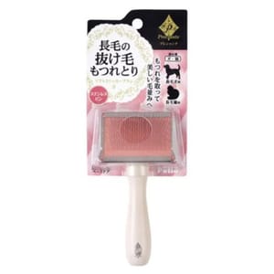 Petio Petio Preciante 長毛貓犬專用有柄軟針梳 小   正面圖