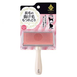 Petio Petio Preciante 長毛貓犬專用有柄軟針梳 中   正面圖