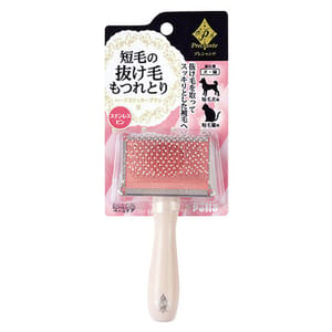 Petio Petio Preciante 短毛貓犬專用有柄硬針梳 小   正面圖