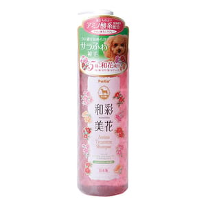 和彩美花 和彩美花 日本製氨基酸護理 犬用花香低刺激洗毛液 蓬鬆&光澤 480ml 480ml 犬用 正面圖