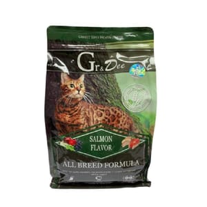 GRANDEE GRANDEE 無穀物成貓糧 三文魚+雞肉 1.5kg 5kg  正面圖