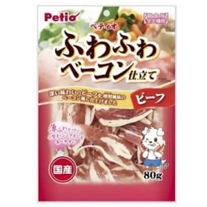 Petio Petio 狗零食 日本產煙燻牛肉片 65g 65g  正面圖